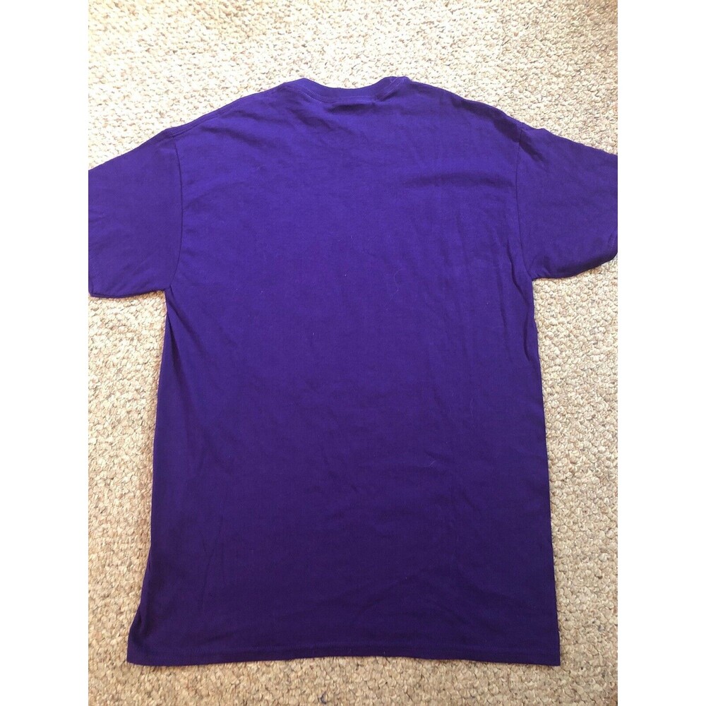 Super Bowl BALTIMORE RAVENS NFL World Champions T shirt Size Medium Purple Men's - Picture 9 of 9